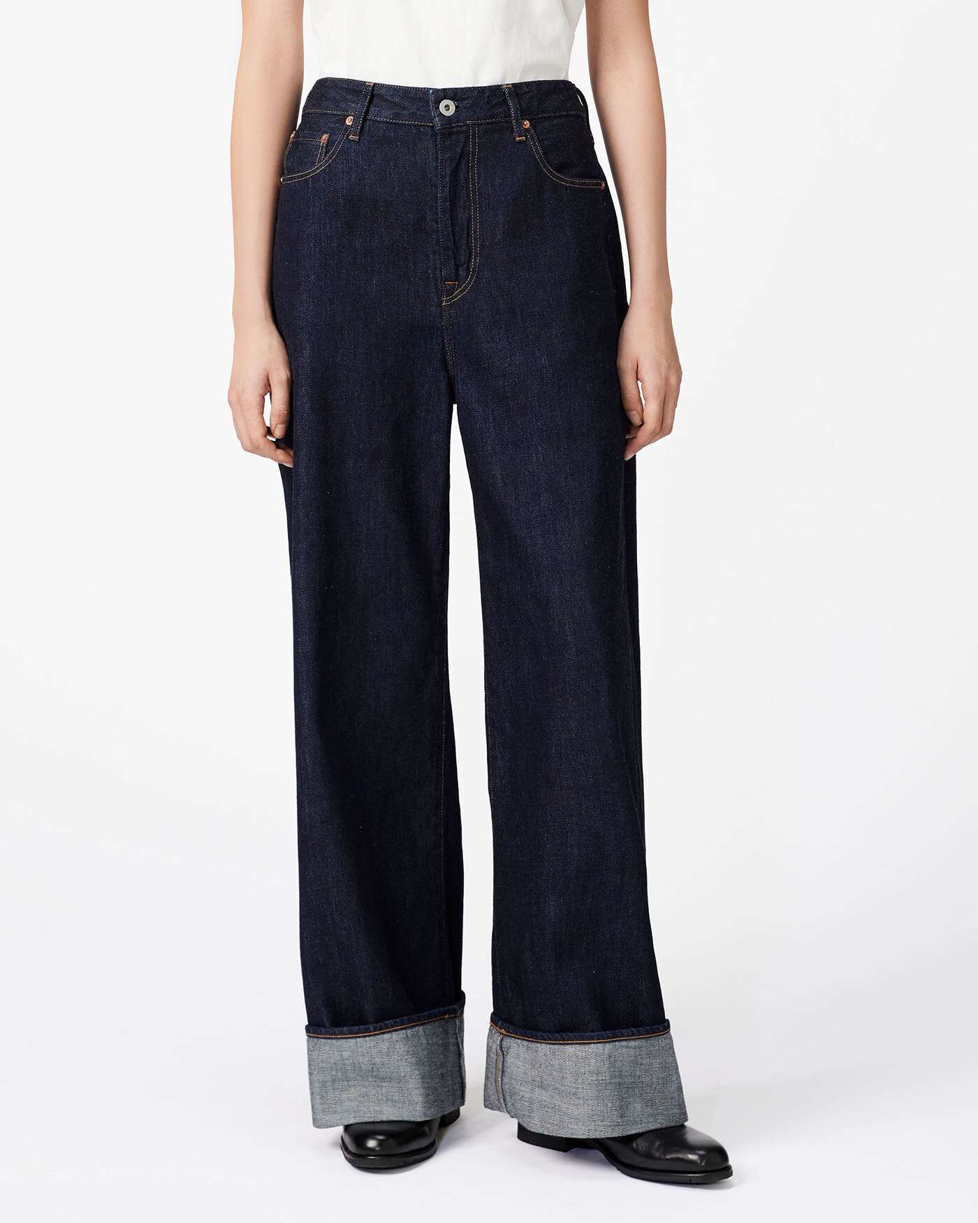 【sunsea】 snm-blue2 wide straight pants SUNSEA SNM-BLUE2 WIDE STRAIGHT PANTS
