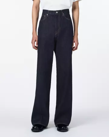 MEN | Selvedge Loose Jeans 12oz,INDIGO, large image number 0