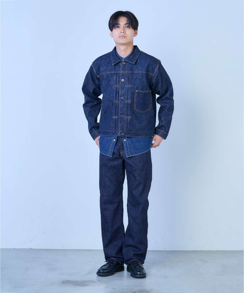 J501 14.8oz US Cotton Loose Selvedge Jeans