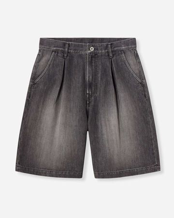 MEN | Light Tuck Shorts 9oz Washed Black,WASHED BLACK, large image number 4