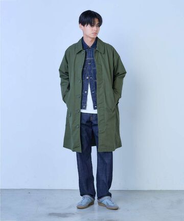 [ ONLINE EXCLUSIVE ] J555 13.5oz Suvin Gold Cotton Loose Selvedge Jeans,INDIGO, small image number 10
