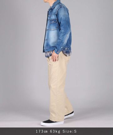 Sulphur Dyed Back Satin Wide Trousers,OLIVE, large image number 4