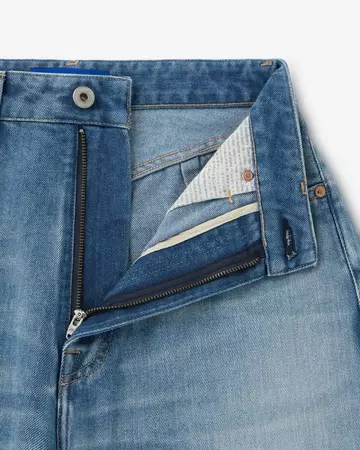 WOMEN | Light Loose Jeans 9oz Medium Indigo,MEDIUM INDIGO, large image number 5