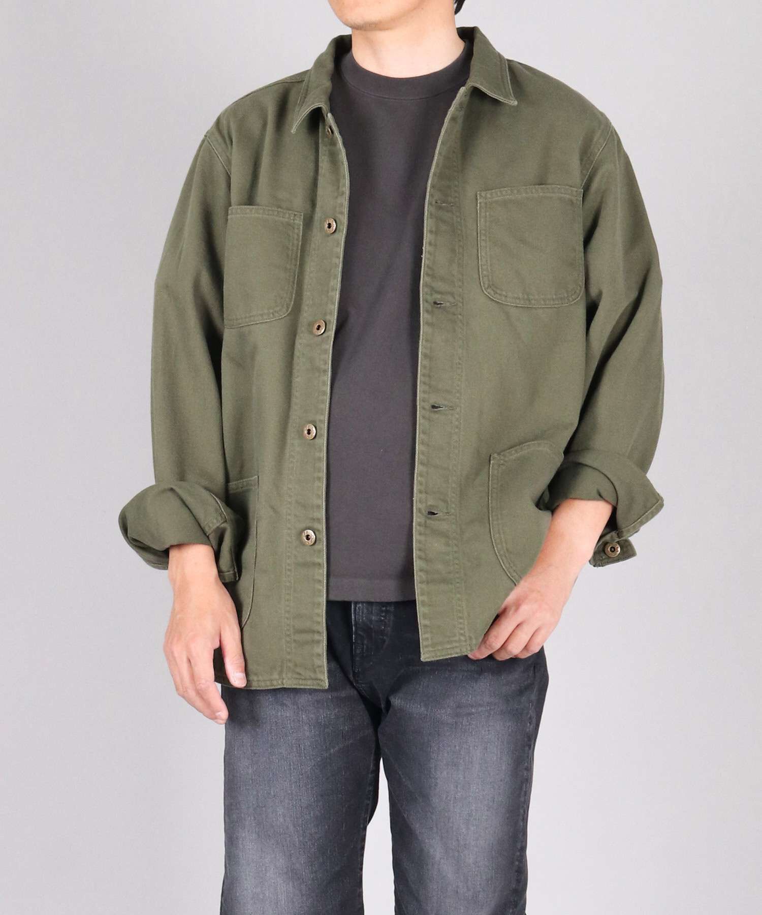 Organic Drill Coverall Jacket