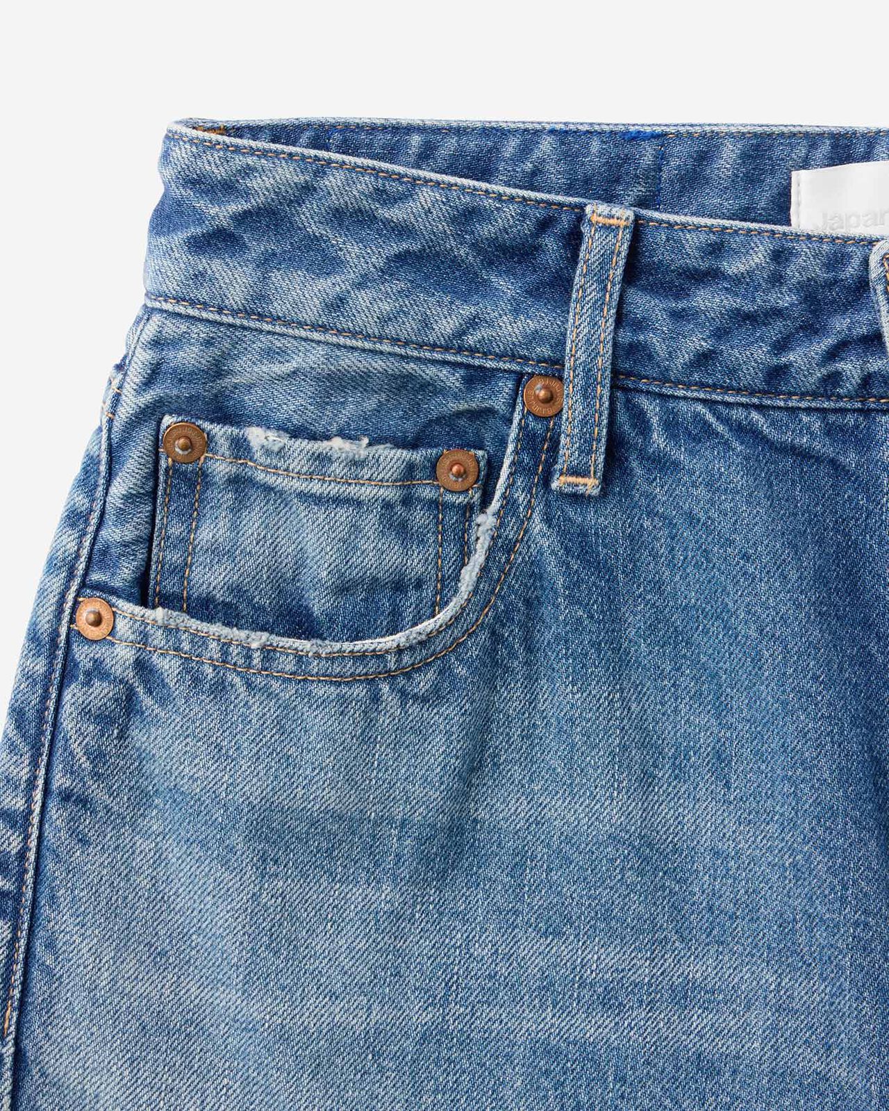 Pkt Straight Jeans 11oz Medium Indigo,MEDIUM INDIGO, large image number 8