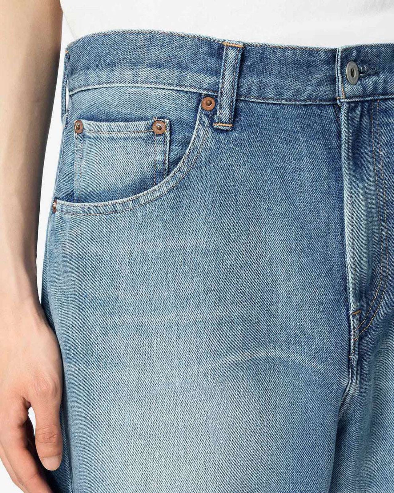 MEN | Light Curve Jeans 9oz Medium Indigo,MEDIUM INDIGO, large image number 3