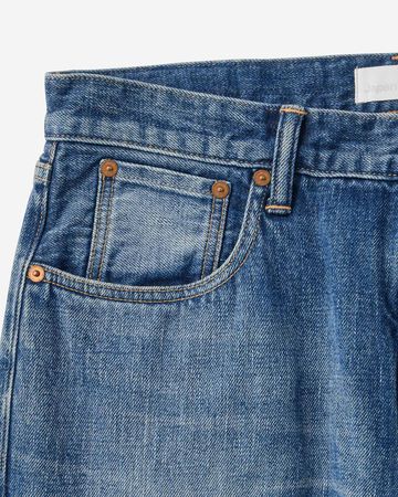 Selvedge Straight Jeans 12oz Medium Indigo,MEDIUM INDIGO, small image number 8