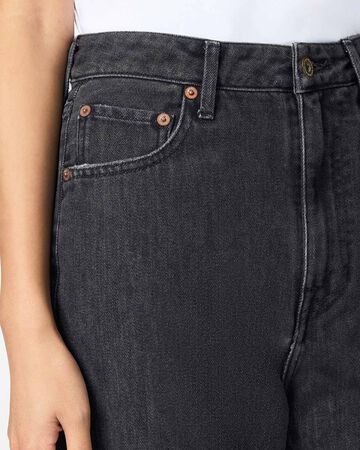 WOMEN | Light Straight Jeans 9oz Washed Black,BLACK, large image number 3