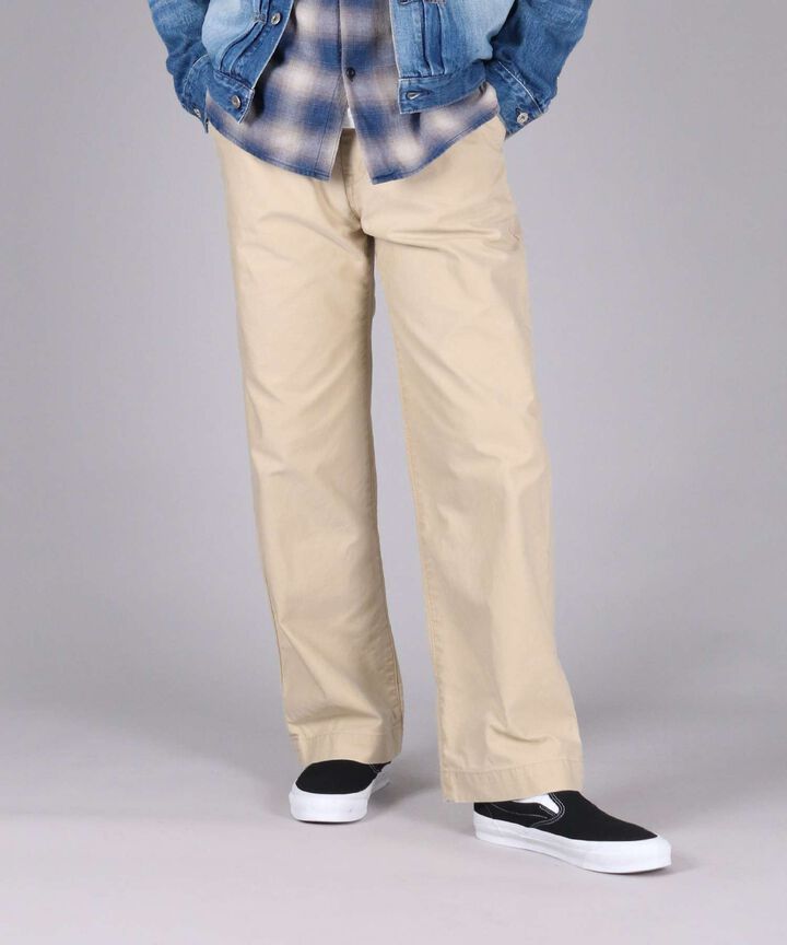 Sulphur Dyed Back Satin Wide Trousers,, medium