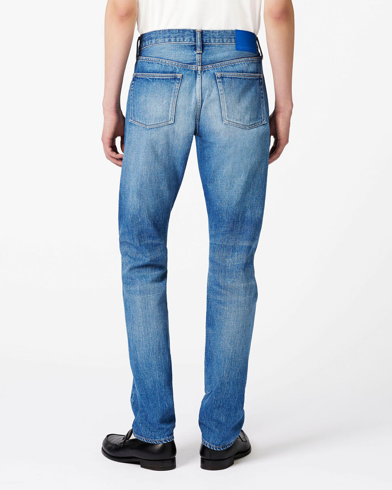 Selvedge Slim Jeans 12oz Medium Indigo,MEDIUM INDIGO, large image number 2