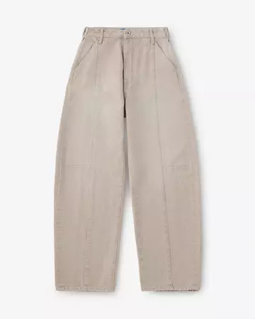WOMEN | Panel Curve Jeans 13.5oz Beige,BEIGE, large image number 5