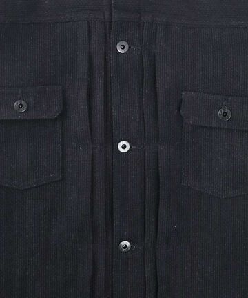 Sashiko Black Type 2 Jacket,BLACK, large image number 7