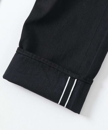 J414 14oz Black Classic Straight Selvedge Jeans,BLACK, small image number 13