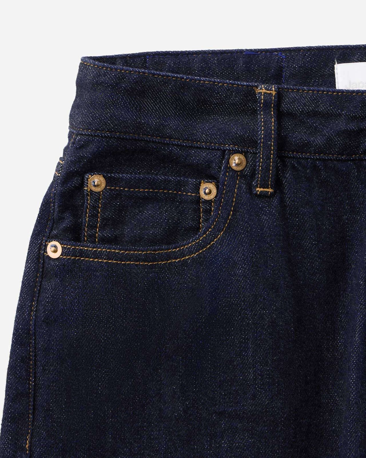 Selvedge Slim Straight Jeans 12oz,INDIGO, large image number 8