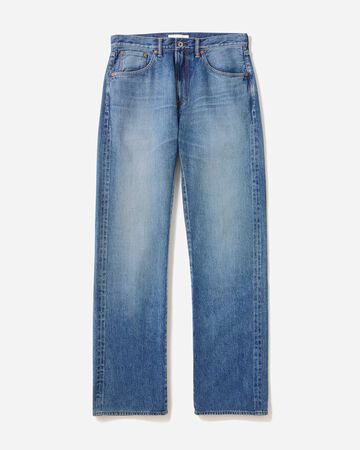 Selvedge Wide Jeans 12oz Medium Indigo,MEDIUM INDIGO, small image number 3
