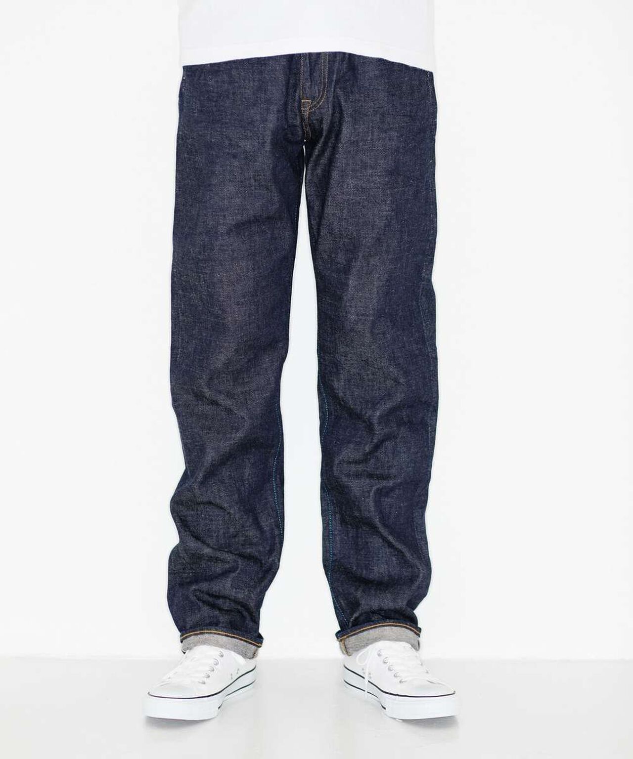 J401 14.8oz US Cotton Classic Straight Selvedge Jeans,, large image number 0