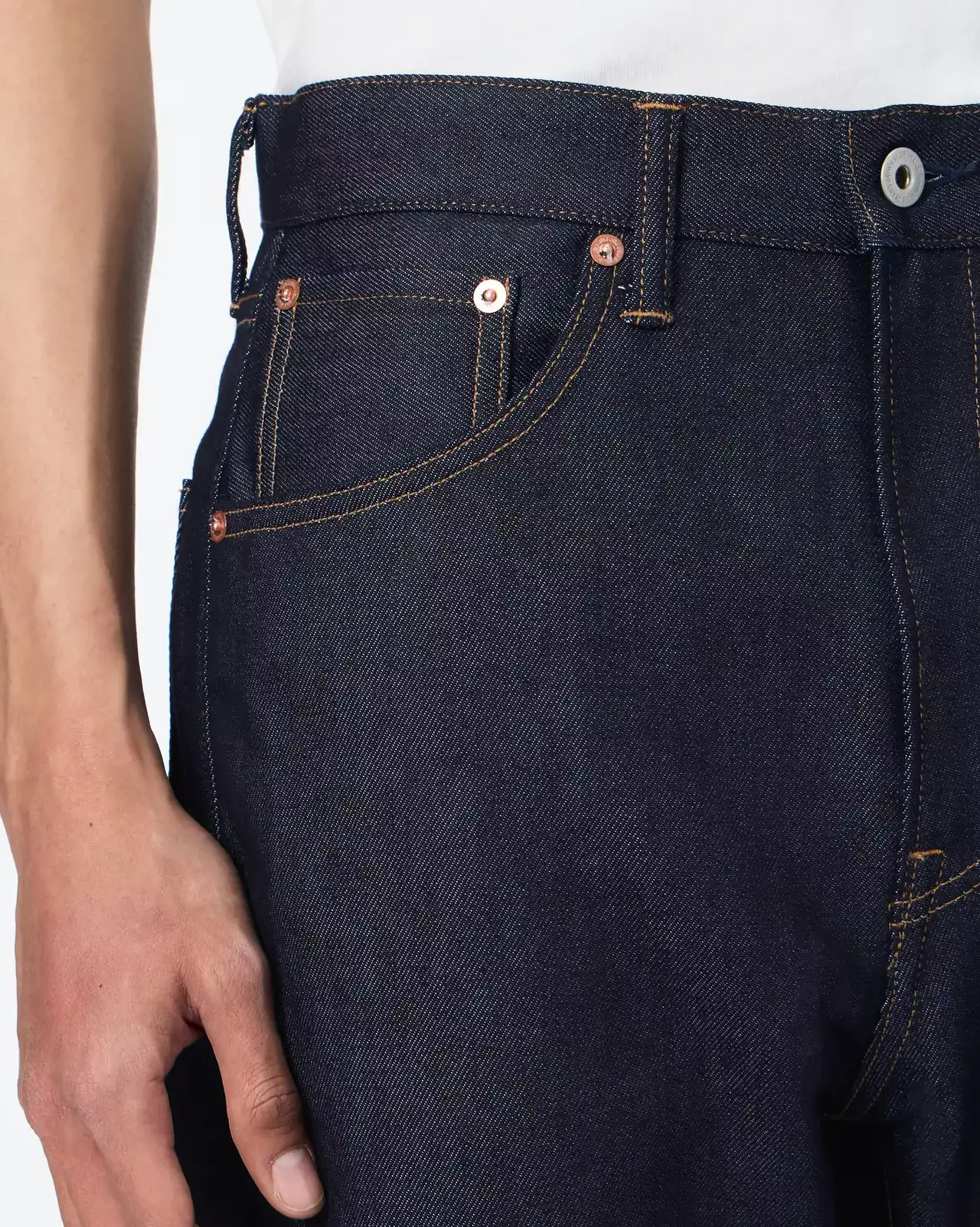 MEN | Light Tapered Jeans 9oz Rigid,RIGID, large image number 3