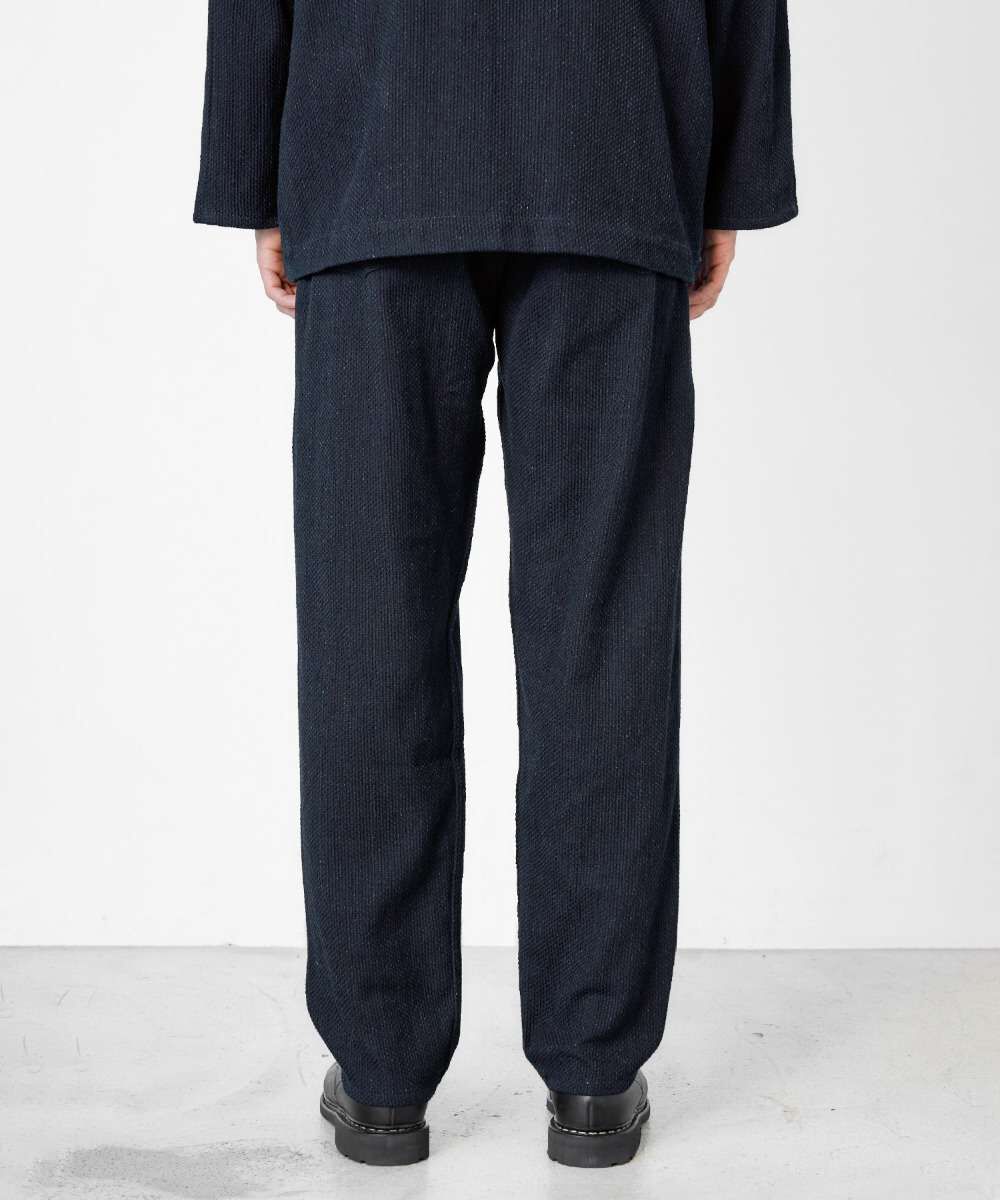 パンツ Kashiko Embroidered Pintuck Wide Pants M Kashiko】Embroidered Pintuck Wide Pants Kashiko Embroidered