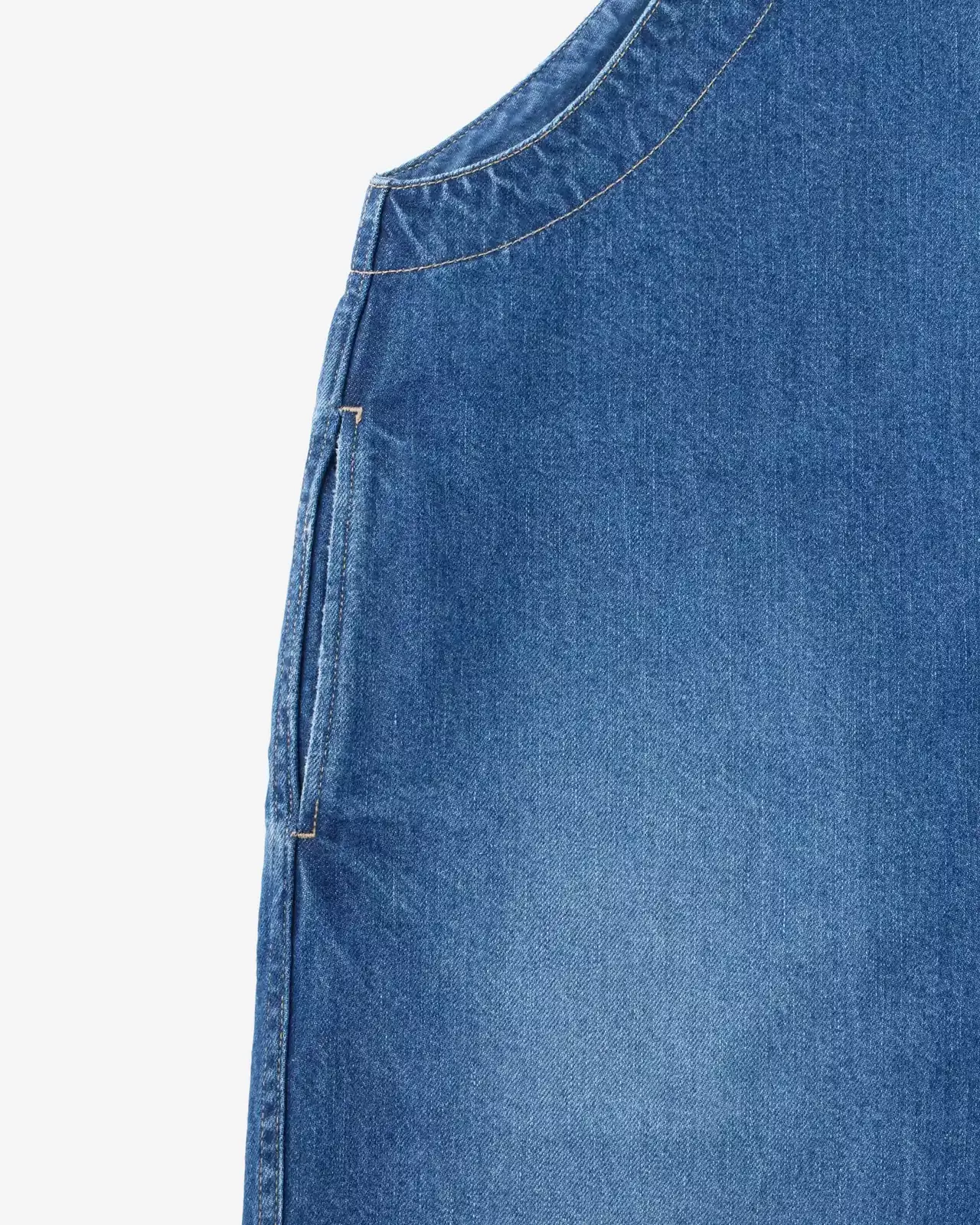 WOMEN | Denim Overalls 11oz Medium Indigo,MEDIUM INDIGO, large image number 8