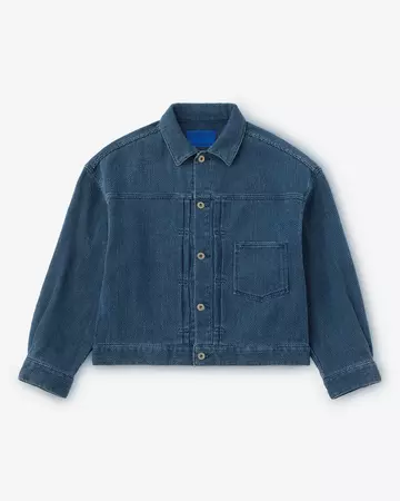 WOMEN | Sashiko Jacket,DARK INDIGO, large image number 4