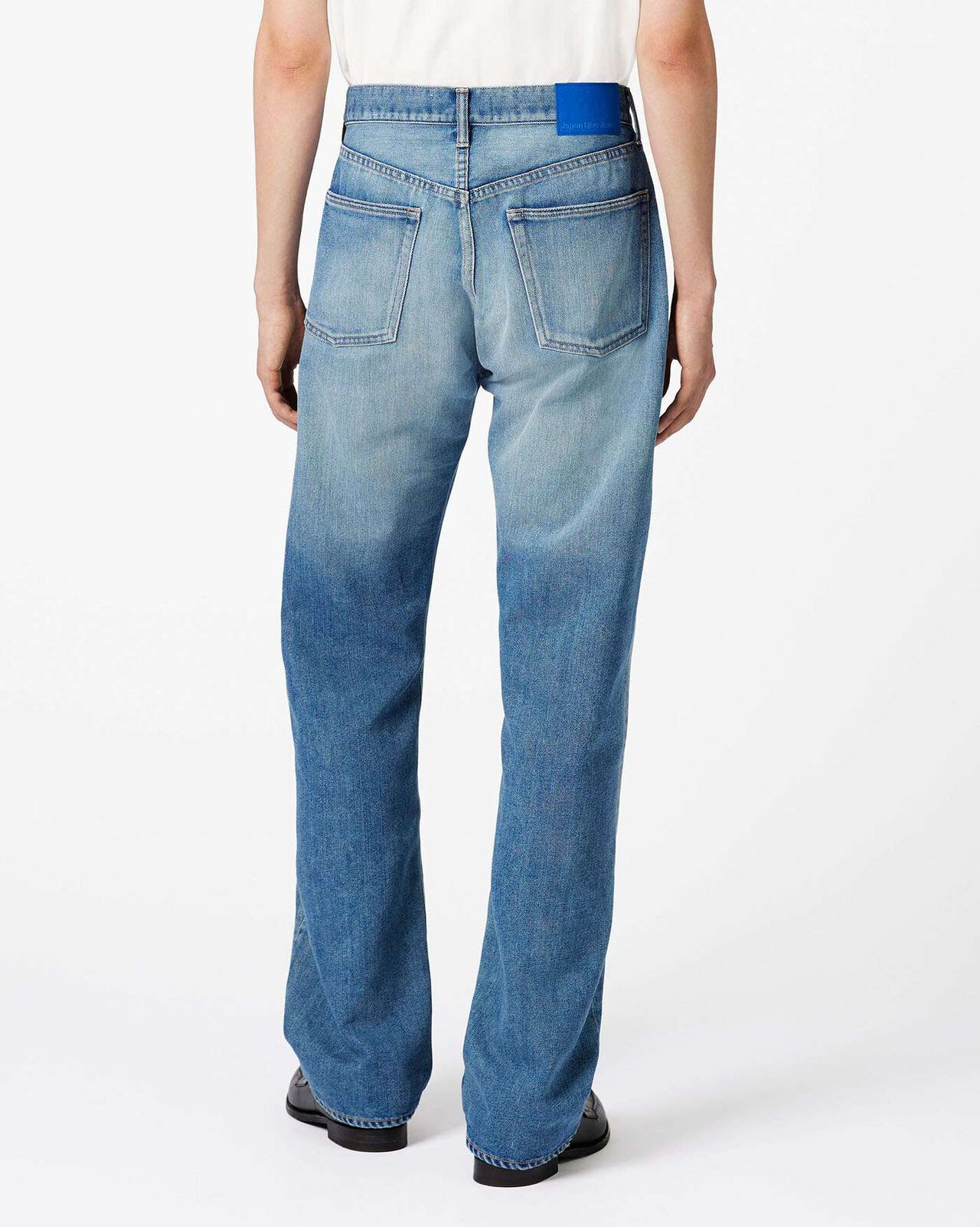 Light Wide Jeans 9oz Medium Indigo,MEDIUM INDIGO, large image number 2