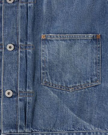 MEN | ReDESIGN Type 1 Denim Jacket 12oz Dark Indigo,DARK INDIGO, large image number 5