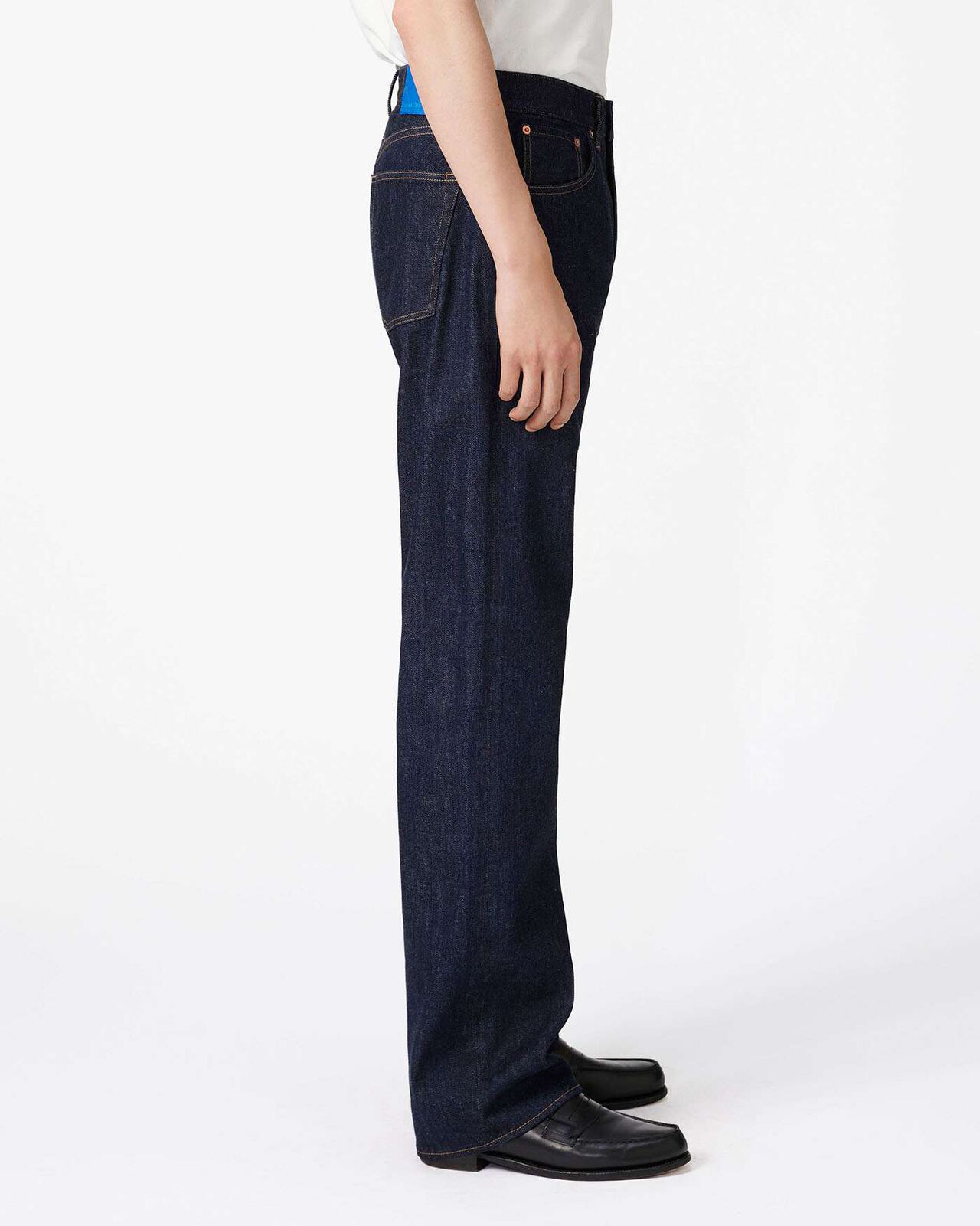 Selvedge Wide Jeans 12oz,INDIGO, large image number 1