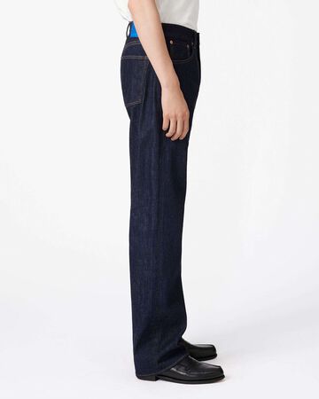 Selvedge Wide Jeans 12oz,INDIGO, small image number 1