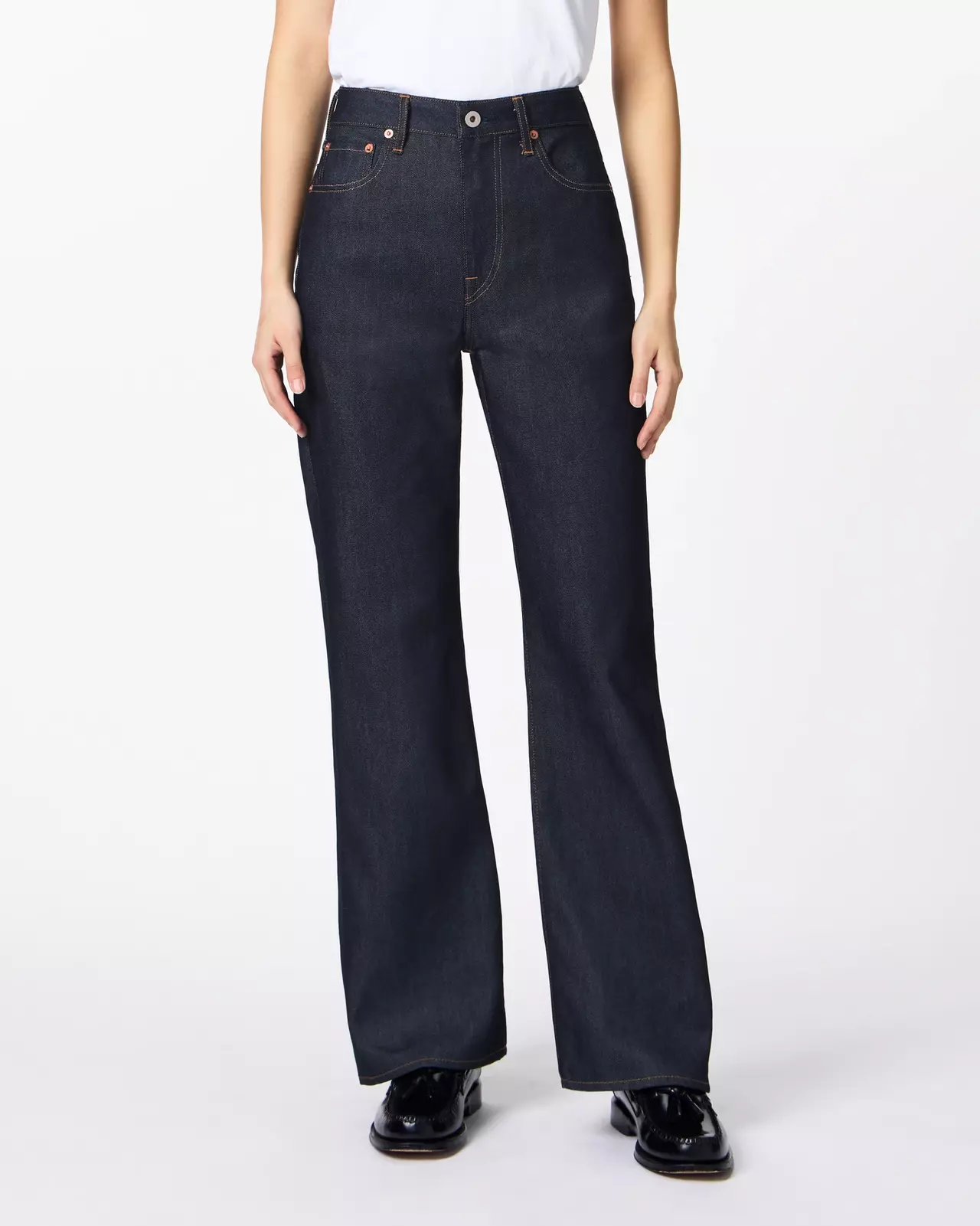 WOMEN | Light Flare Jeans 9oz Rigid,RIGID, large image number 0