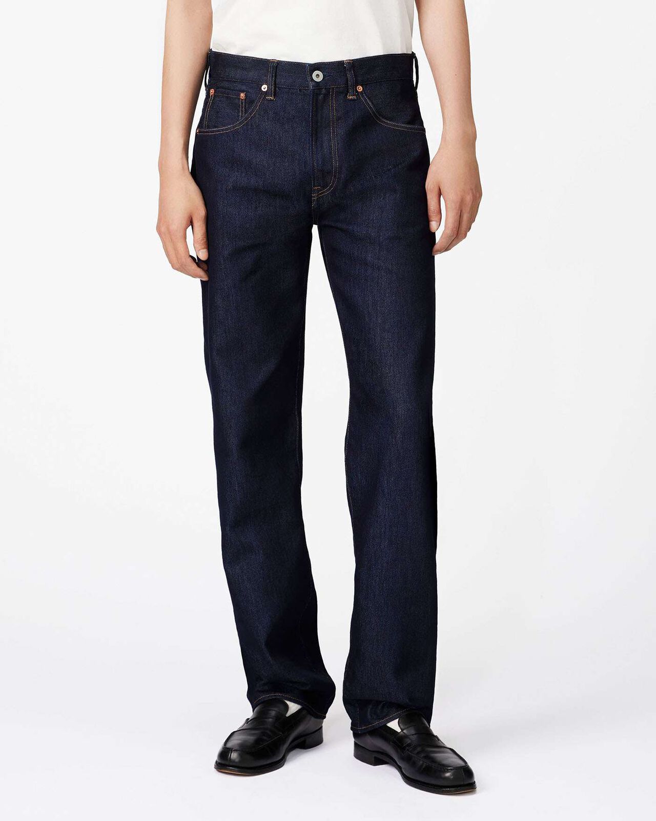 Light Straight Jeans 9oz,INDIGO, large image number 0