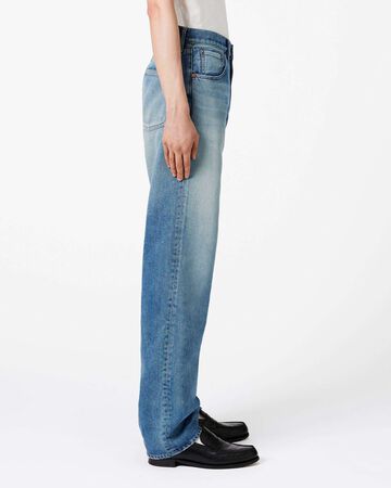 Light Straight Jeans 9oz Medium Indigo,MEDIUM INDIGO, small image number 1