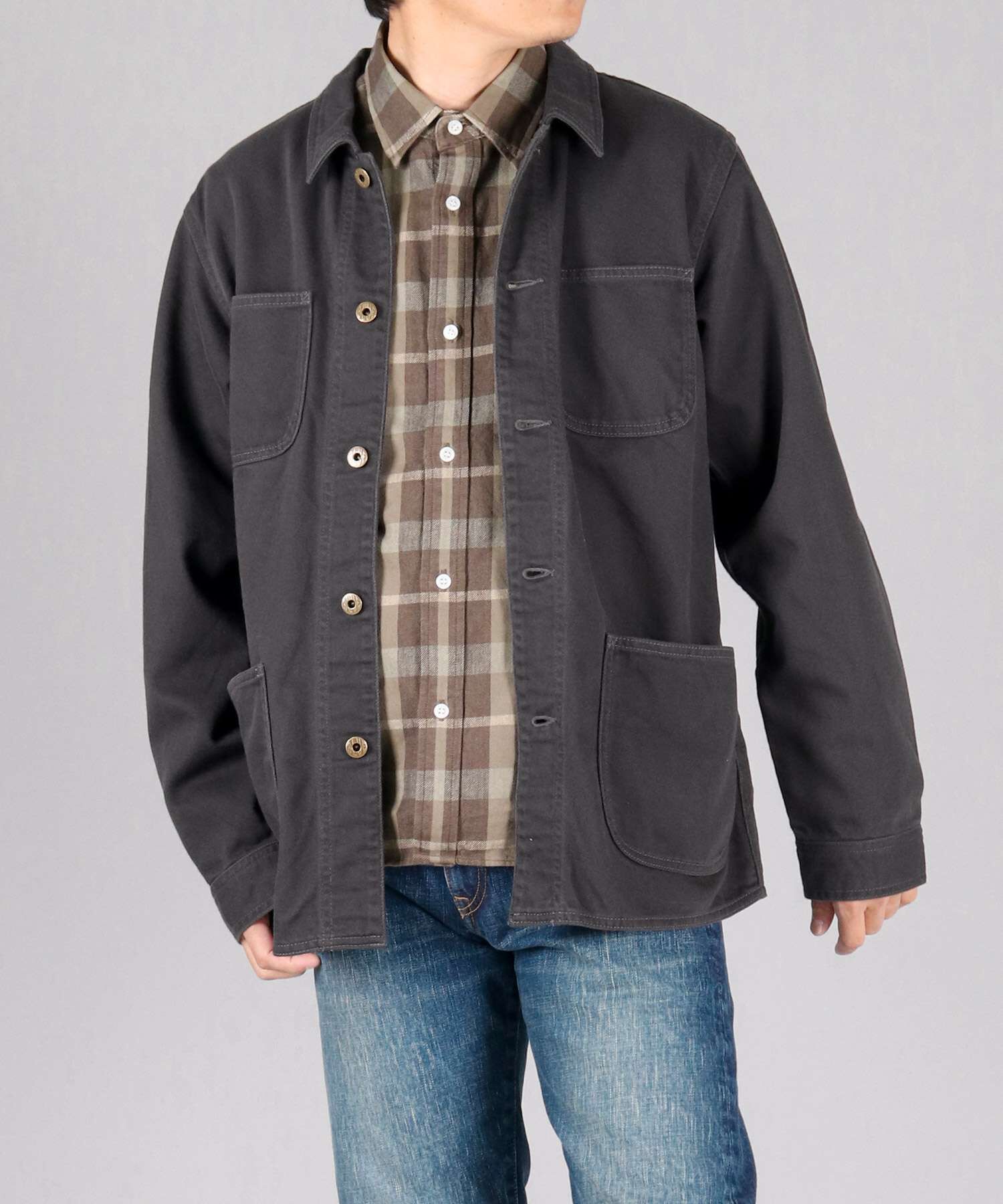 Organic Drill Coverall Jacket