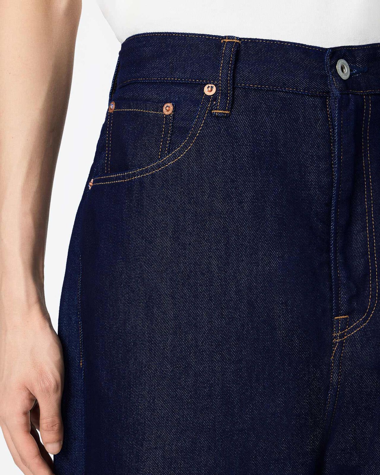 MEN | Light Loose Jeans 9oz,INDIGO, large image number 3