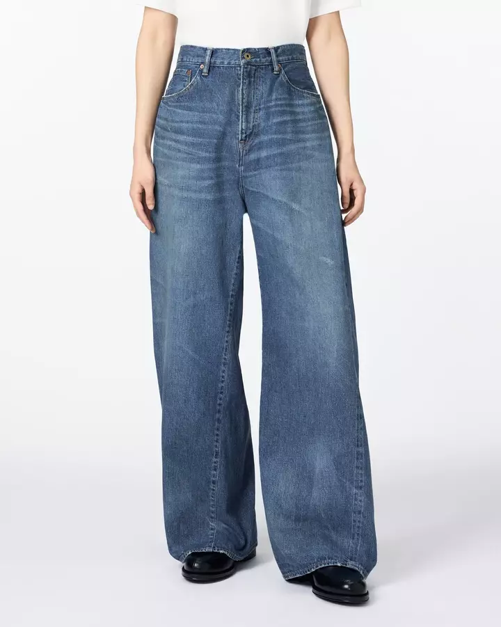 MEN | ReDESIGN Skew Wide Jeans 12oz Dark Indigo,, medium