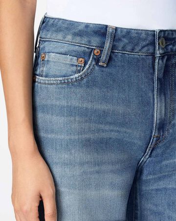 WOMEN | Light Baggy Jeans 9oz Medium Indigo,MEDIUM INDIGO, large image number 3