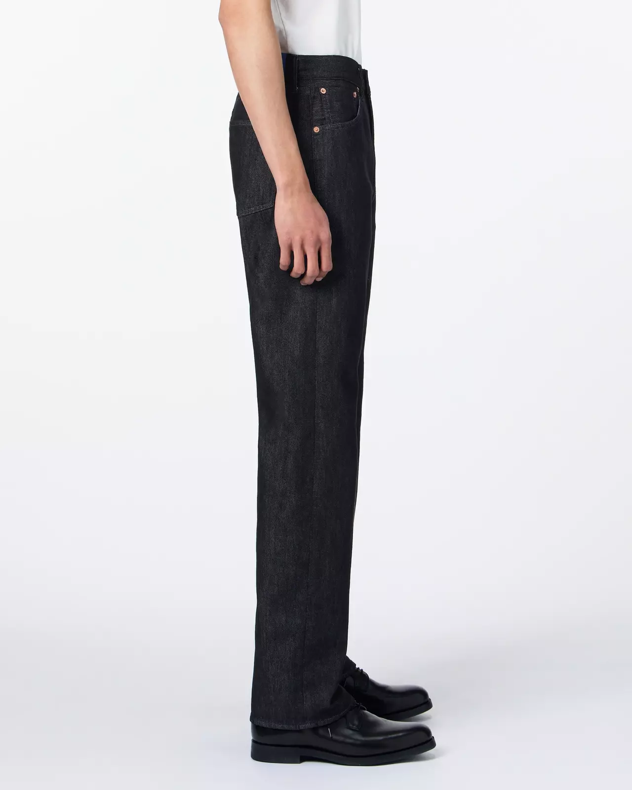 MEN | Light Wide Jeans 9oz Black,BLACK, large image number 1