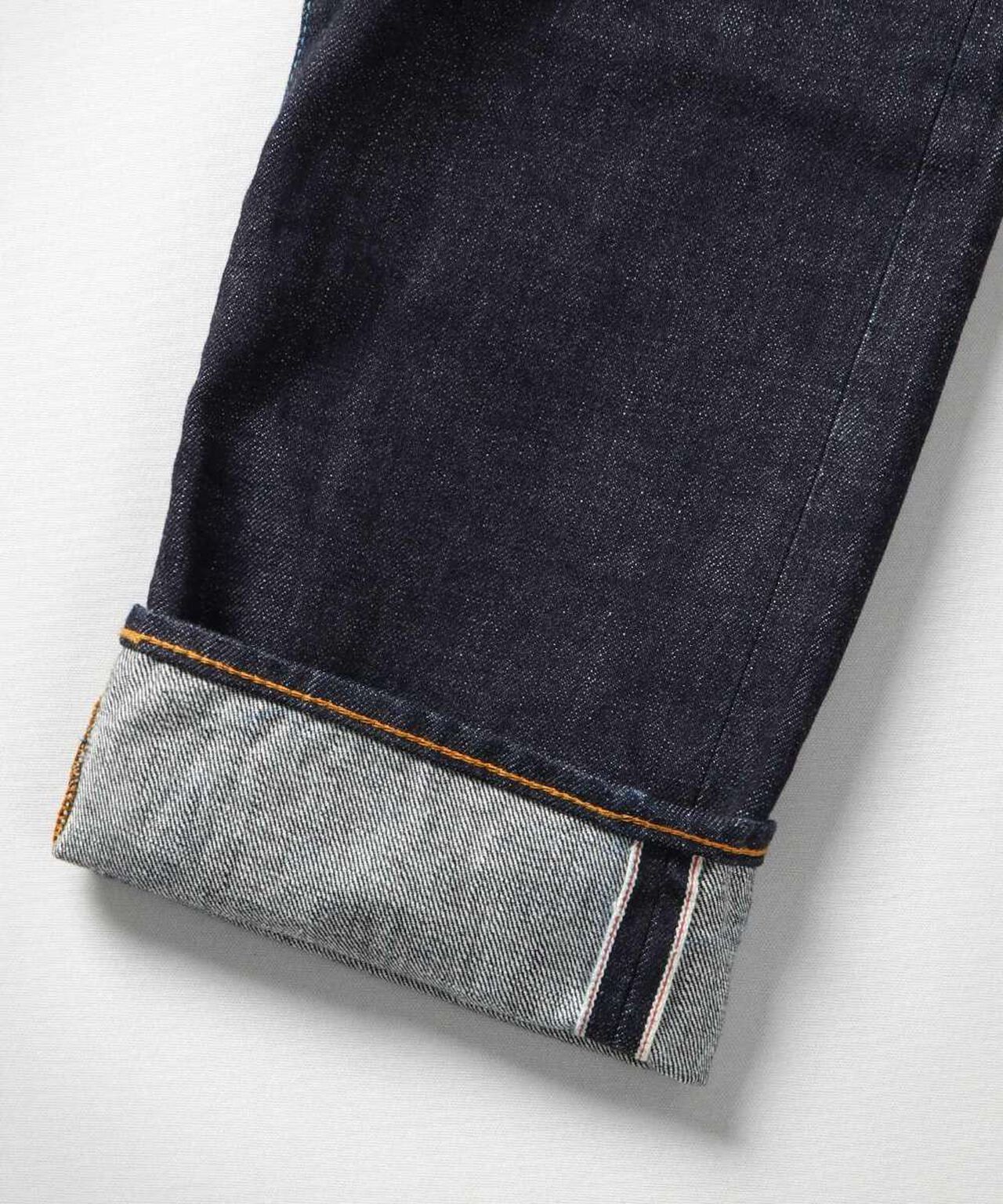 J201 14.8oz US Cotton Tapered Selvedge Jeans,INDIGO, large image number 6