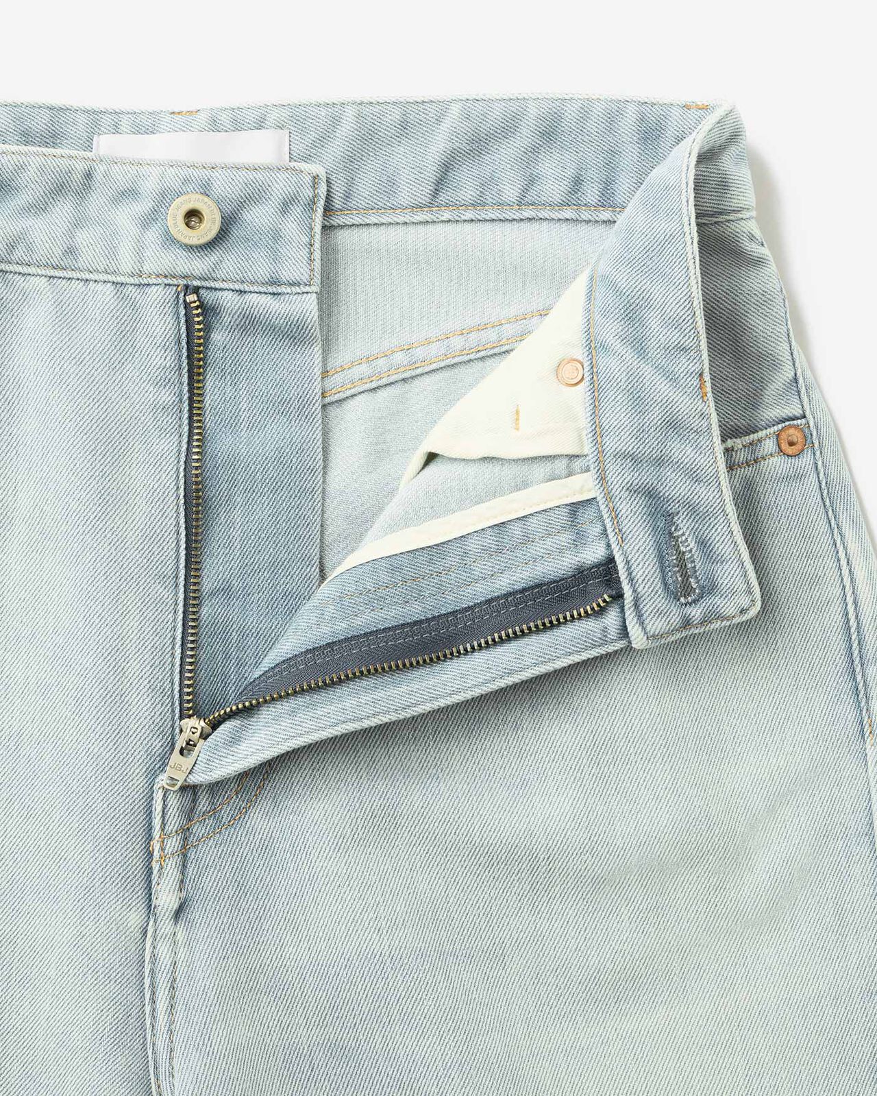 Light Straight Jeans 9oz Light Indigo,LIGHT INDIGO, large image number 4
