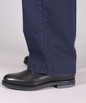 Sulphur Dyed Back Satin Wide Trousers,OLIVE, large image number 11