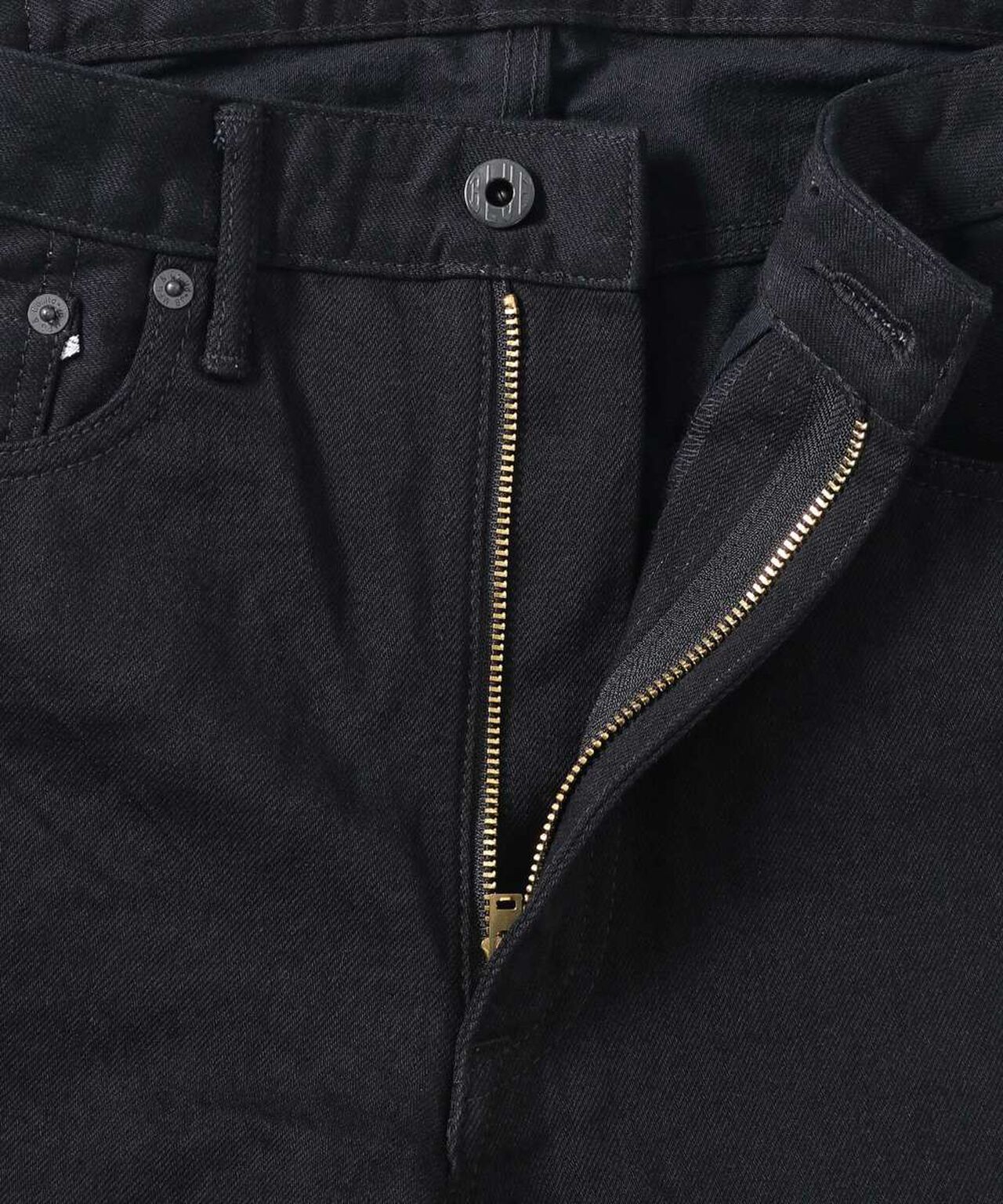 J414 14oz Black Classic Straight Selvedge Jeans,BLACK, large image number 10