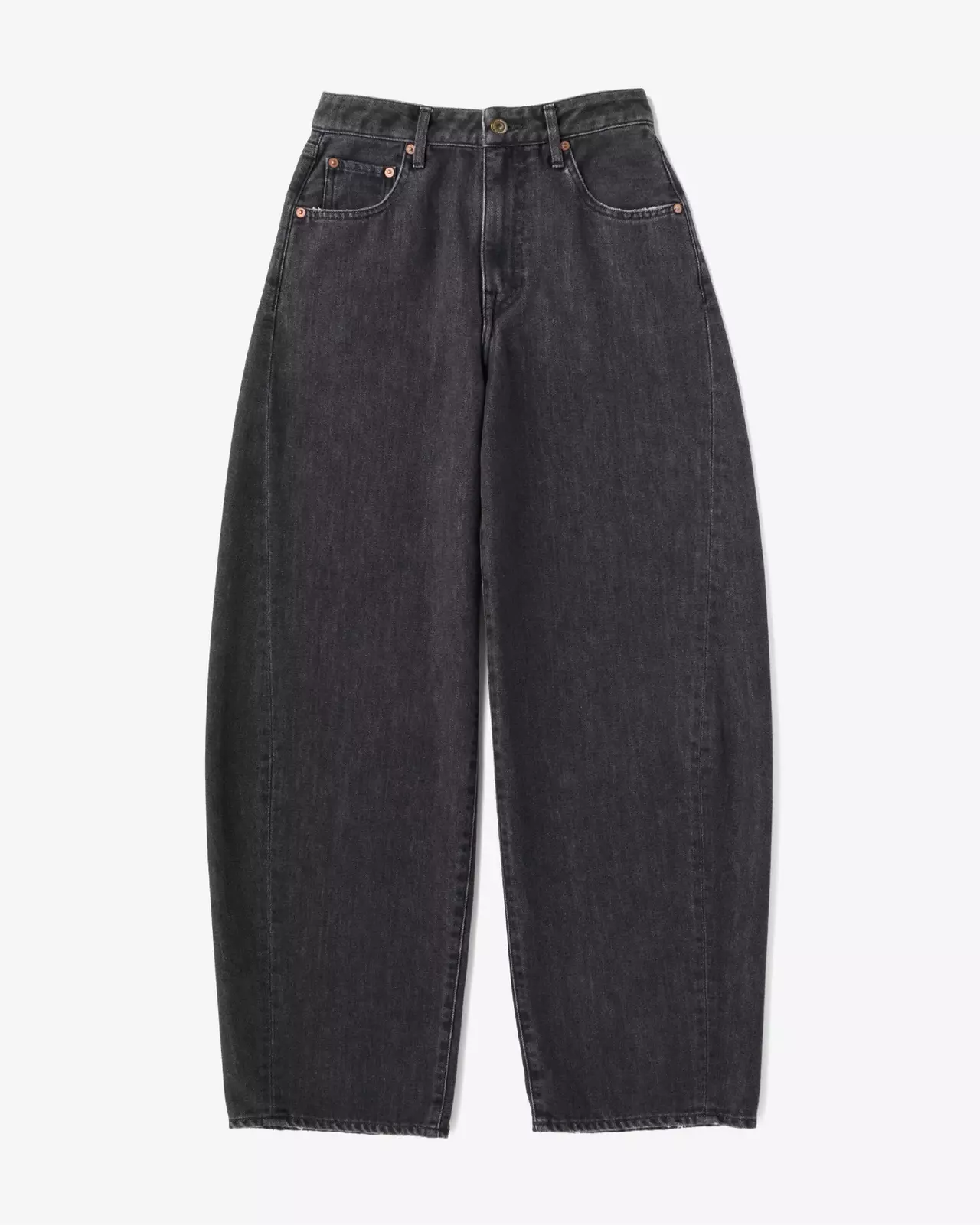 WOMEN | Light Curve Jeans 9oz Washed Black,BLACK, large image number 4