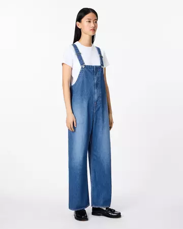 WOMEN | Denim Overalls 11oz Medium Indigo,MEDIUM INDIGO, large image number 1