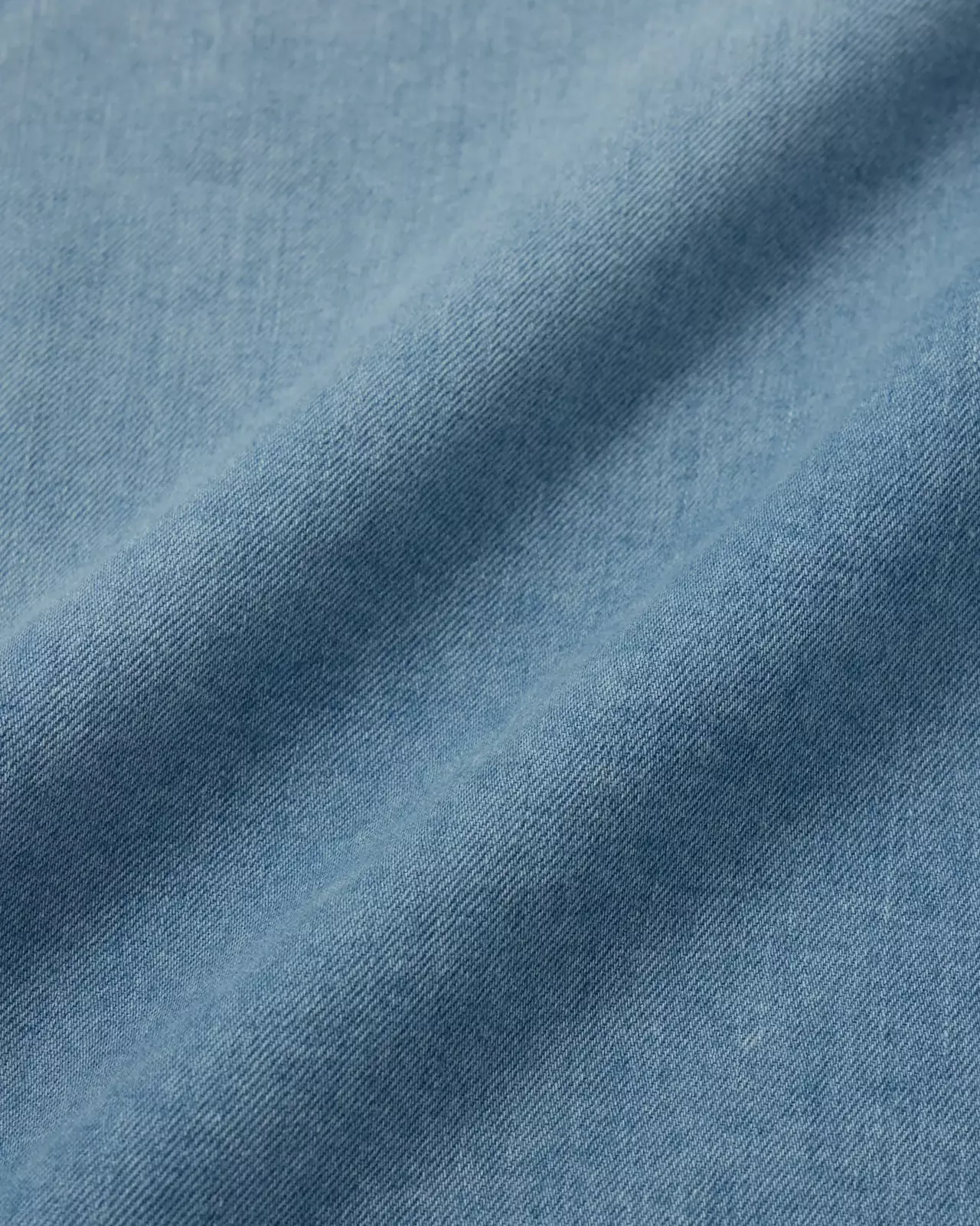 WOMEN | Light Denim Work Shirt 7oz Medium Indigo,MEDIUM INDIGO, large image number 9