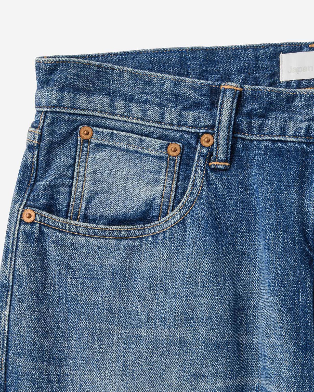 Selvedge Slim Jeans 12oz Medium Indigo,MEDIUM INDIGO, large image number 8