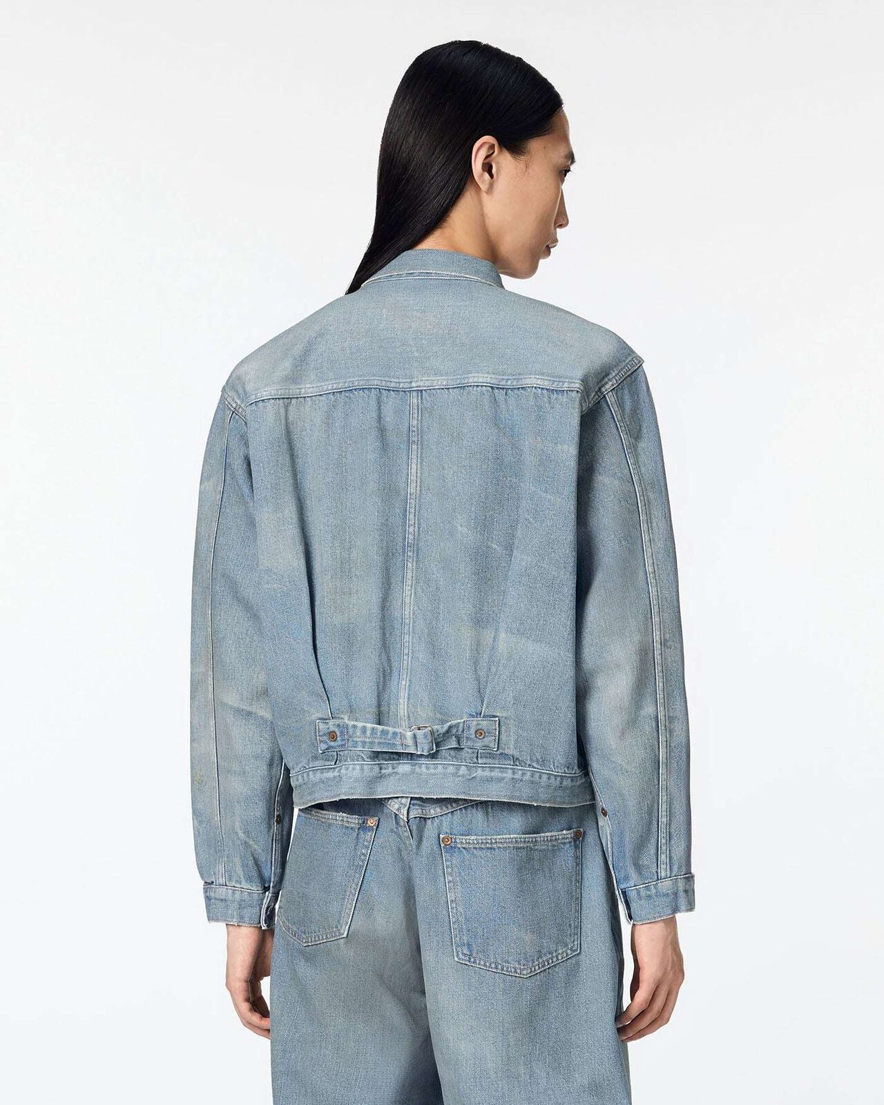 MEN | ReDESIGN Type 1 Denim Jacket 12oz Light Indigo,LIGHT INDIGO, large image number 2