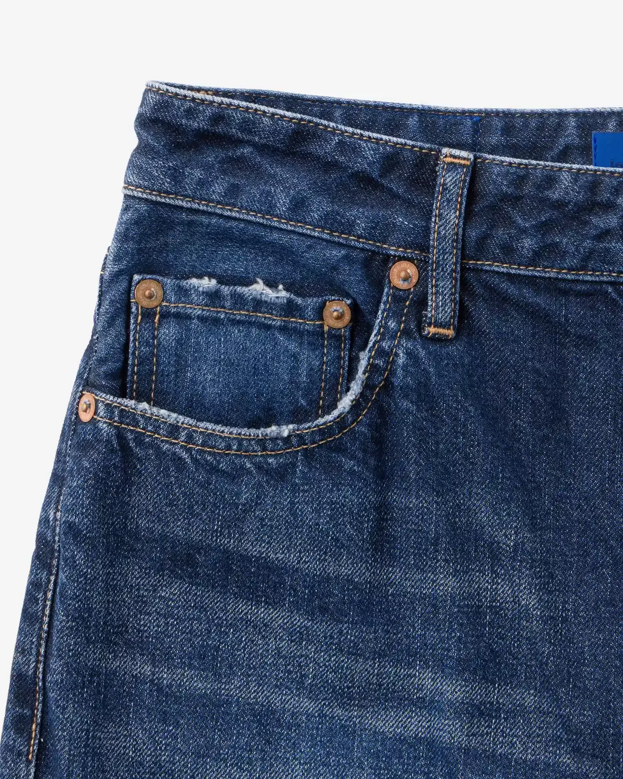 WOMEN | Switch Straight Jeans 11oz Medium Indigo,MEDIUM INDIGO, large image number 9