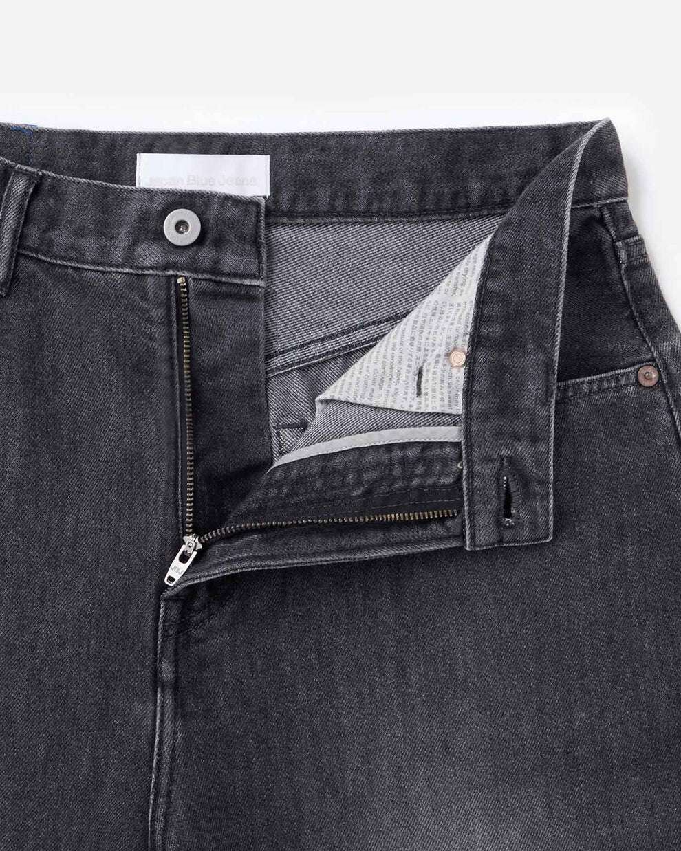 MEN | Light Loose Jeans 9oz Washed Black