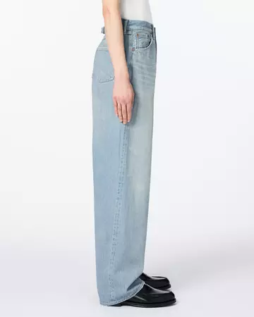 MEN | ReDESIGN Skew Straight Jeans 12oz Light Indigo,LIGHT INDIGO, large image number 1