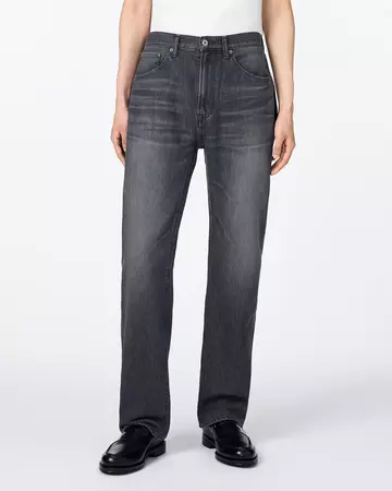 MEN | Light Wide Jeans 9oz Washed Black,WASHED BLACK, large image number 0