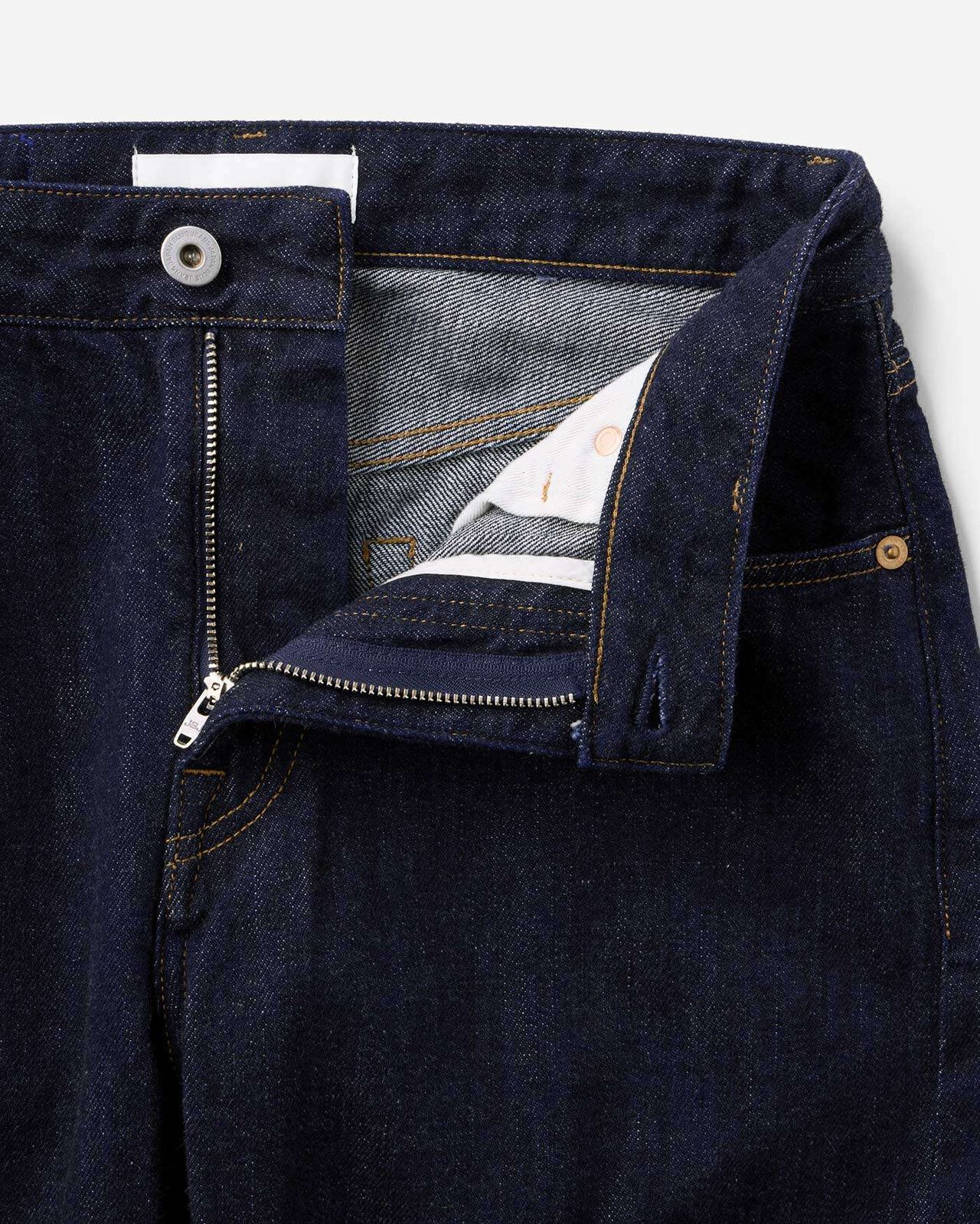 Selvedge Slim Straight Jeans 12oz,INDIGO, large image number 4
